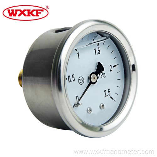 1.6% 1.0% flange All Stainless Steel Rolling Ring Pressure Gauge